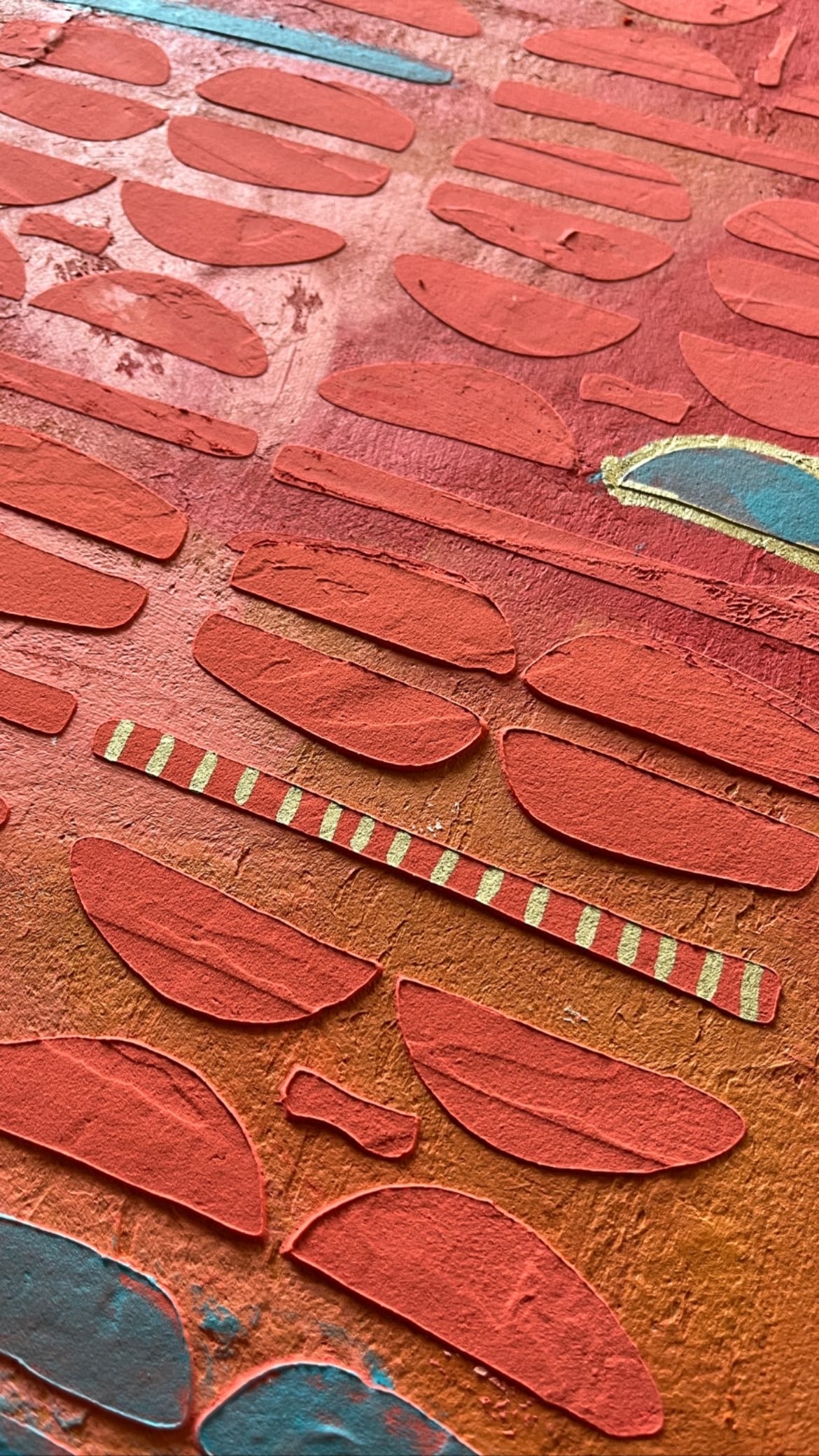 "Searching" Mixed Media Art